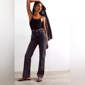 Free People We The Free Xena High Rise Slim Straight Jeans  Denim  24